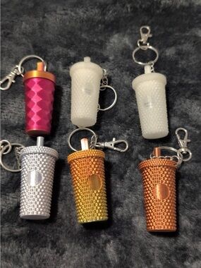 Look alike Starbucks plastic keychains